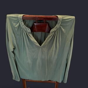 Bobi green long sleeve top